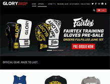 Tablet Screenshot of gloryshop.com